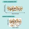 Creative Golden Flower Stickers Toilet Stickers Bathroom Door Wall Wallpaper Self Adhesive Decorative Washroom Vinyl Decals