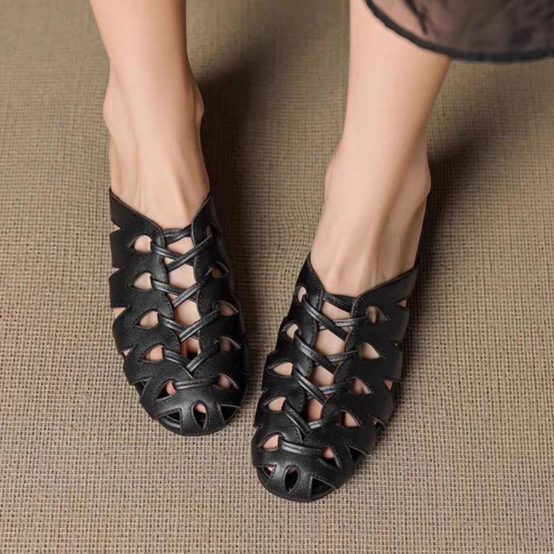 

Балетки Женские Мюли Туфли Слингбэки Тапочки Повседневные Уютные Женские Сандалии Лето 2025 Тренд Вьетнамки Повседневные Шлепанцы Mujer De Zapatos 40 чёрный