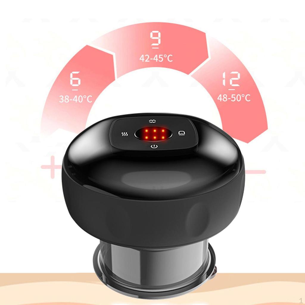 3 in 1 Electric Cupping Scraping Massager Pressure Handheld Body for Relaxation Muscle