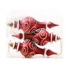 Hand-Painted Flat Candy Christmas Tree Ornament Set