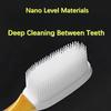 2pcs Soft Nano Manual Toothbrushes with Soft Bristles for Teeth Gums, Deep Cleaning Oral Care