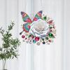 Acrylic Special Shape Butterfly Easter Egg DIY Diamond Art Pendant Kit Diamond Painting Hanging Pendant for Garden Window Decor