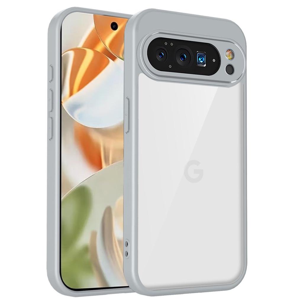Clear Soft Frame Phone Case for Google Pixel 10 9 Pro XL 9A Shockproof Protective Cover Tranparent Hard Acrylic Back Shell Funda