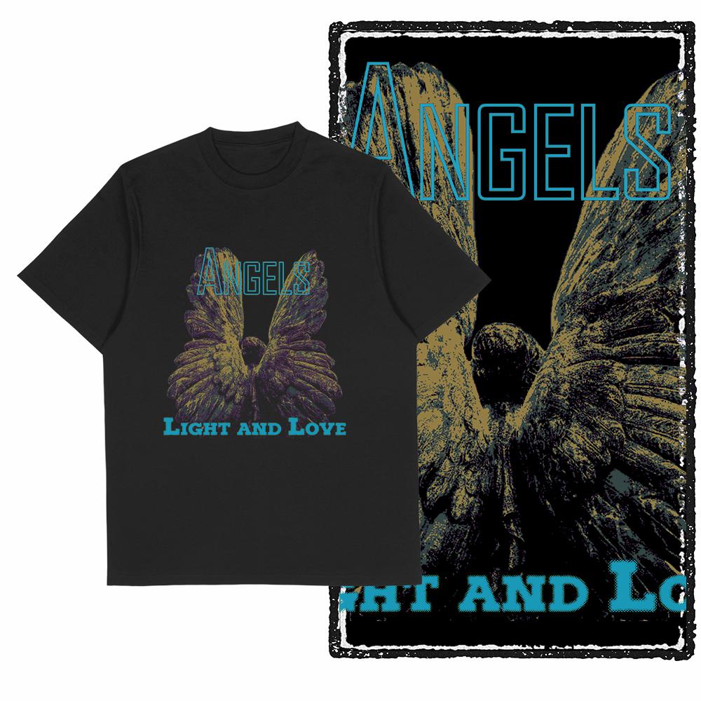 Summer Classic Hip-Hop Fashion Pattern Printed Men's Short-Sleeved Cotton Round-Neck Loose, Casual And Breathable T-Shirt Top