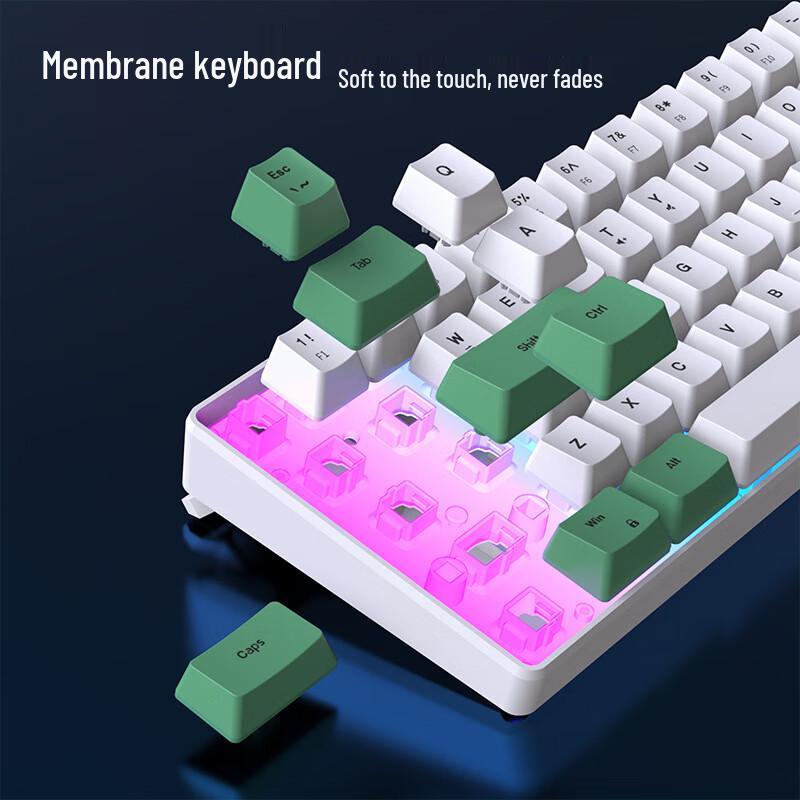 Y-FRUITFUL K701 68-Key Detachable Wired RGB Keyboard