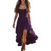 Bohemian Unregelmäßiges Rüschensaumkleid - Urlaubs-Musikfestival-Stil