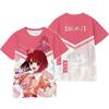 Tricou de Vară pentru Bărbați Anime Oshi No Ko Imprimat 3D pentru Femei Modă Casual de Stradă cu Mânecă Scurtă Gât Rotund Copii Tricouri Largi Topuri