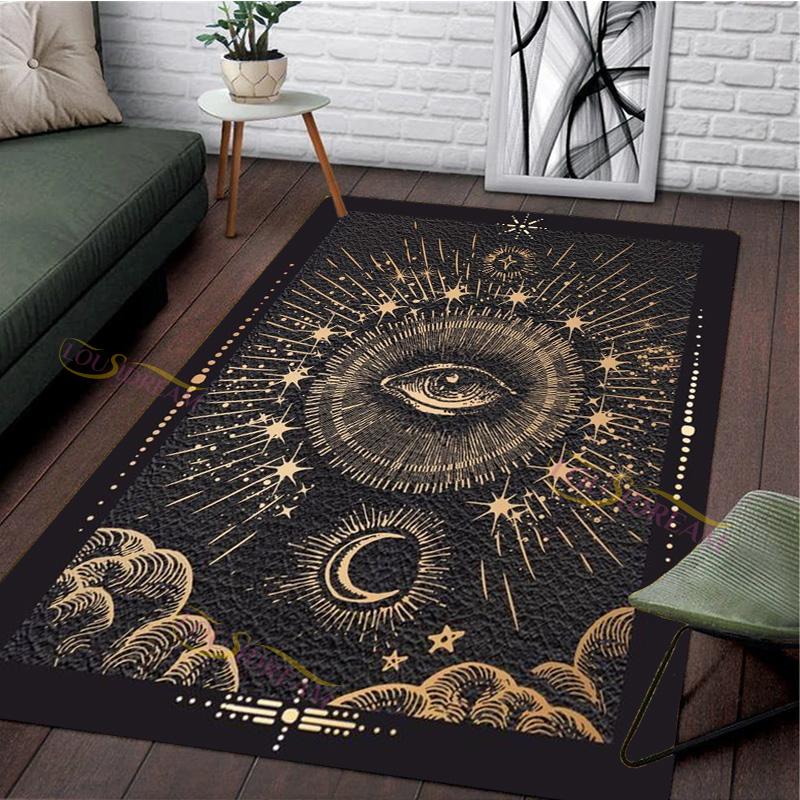 Freimaurer-Teppich, Freimaurer-Illuminati-Ring-Teppich, großer Teppich, Teppiche mit allsehendem Auge, Teppiche für Wohnzimmer, Teppiche, Fitness-Haustiermatte