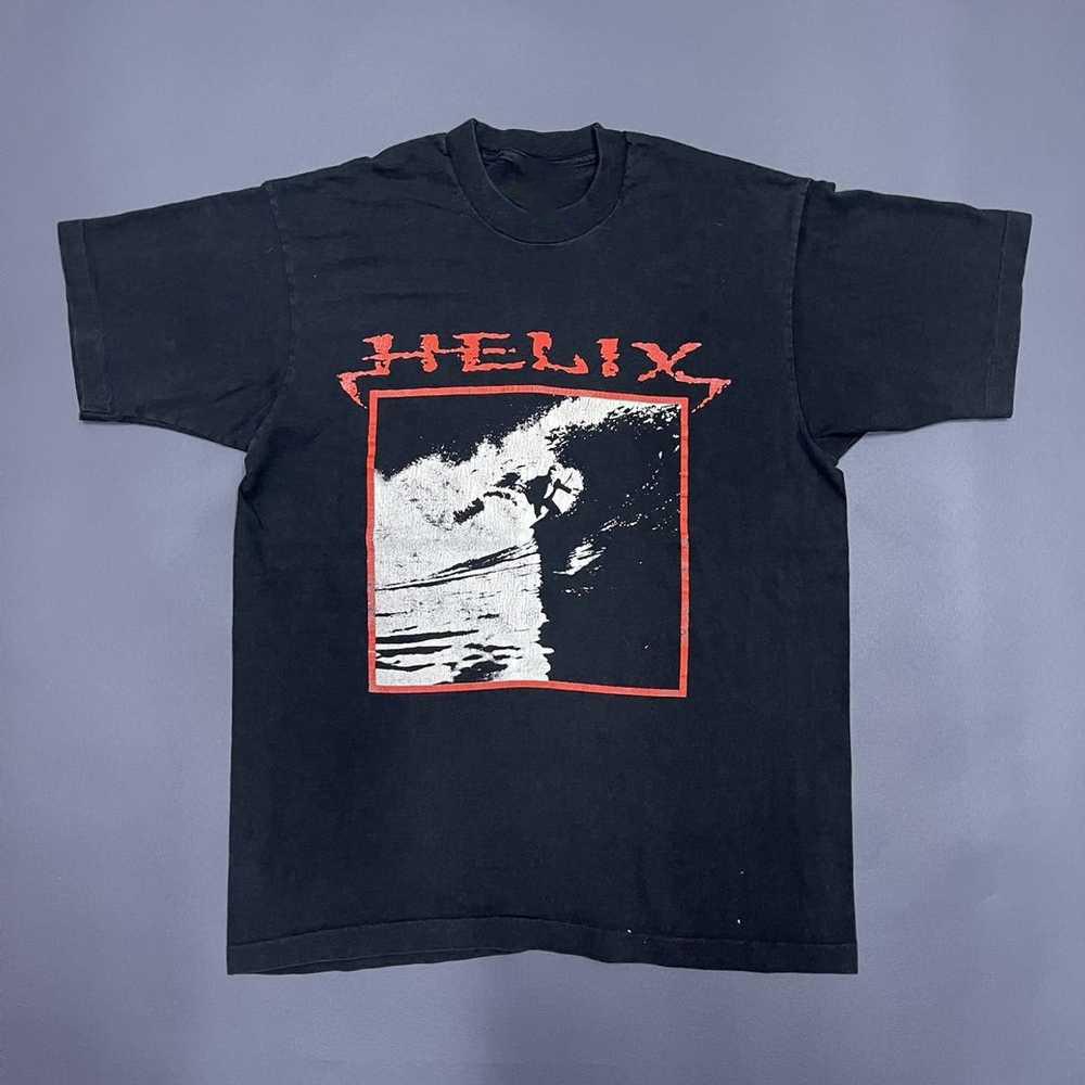 HELIX Band HEAVY METAL Tour Shirt 100% Cotton Unisex Tee GS256 Unisex T-Shirt XXXXL