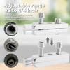 Pipe Stripped Screw Set, Water Faucet Broken Wire Extractor & Stainless Steel Wrench Handle Damaged Nipple Easy Out Remover Tool