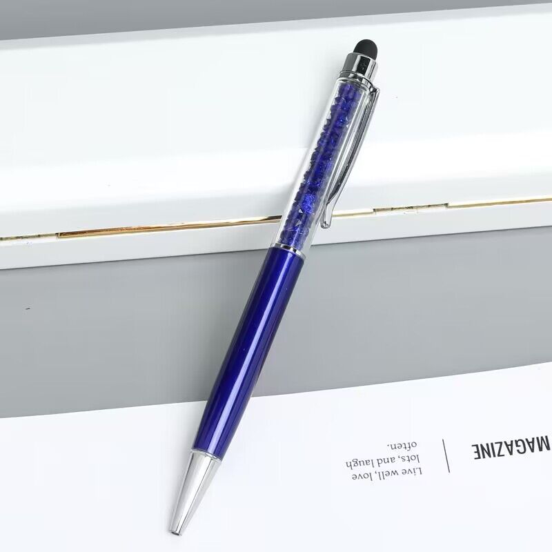 

2PCS Baikingift kawaii Crystal Pen Diamond Кулькові ручки Touch Capacitive Pen Канцтовари Кулькова ручка Caneta Новинка Подарунок Канцелярські матеріали Шкільне приладдя