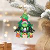 Christmas Decorations: Christmas Dinosaur Wooden Pendant, Christmas Tree Accessories