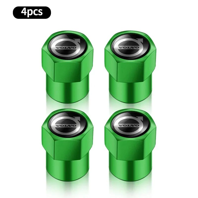 

4Pcs Car Wheel Tire Valve Caps Dust Accessories For Volvo XC90 V90 V60 XC60 V40 S80 S60 S90 C40 XC40 V70 XC70 C30 C70 EX90 Rde