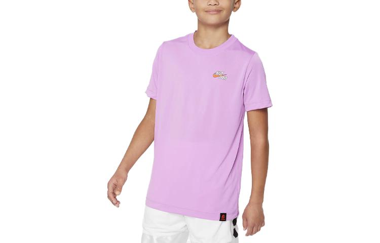 

Nike Kids T Shirts Crew Neck Moderate FD3998-534 L