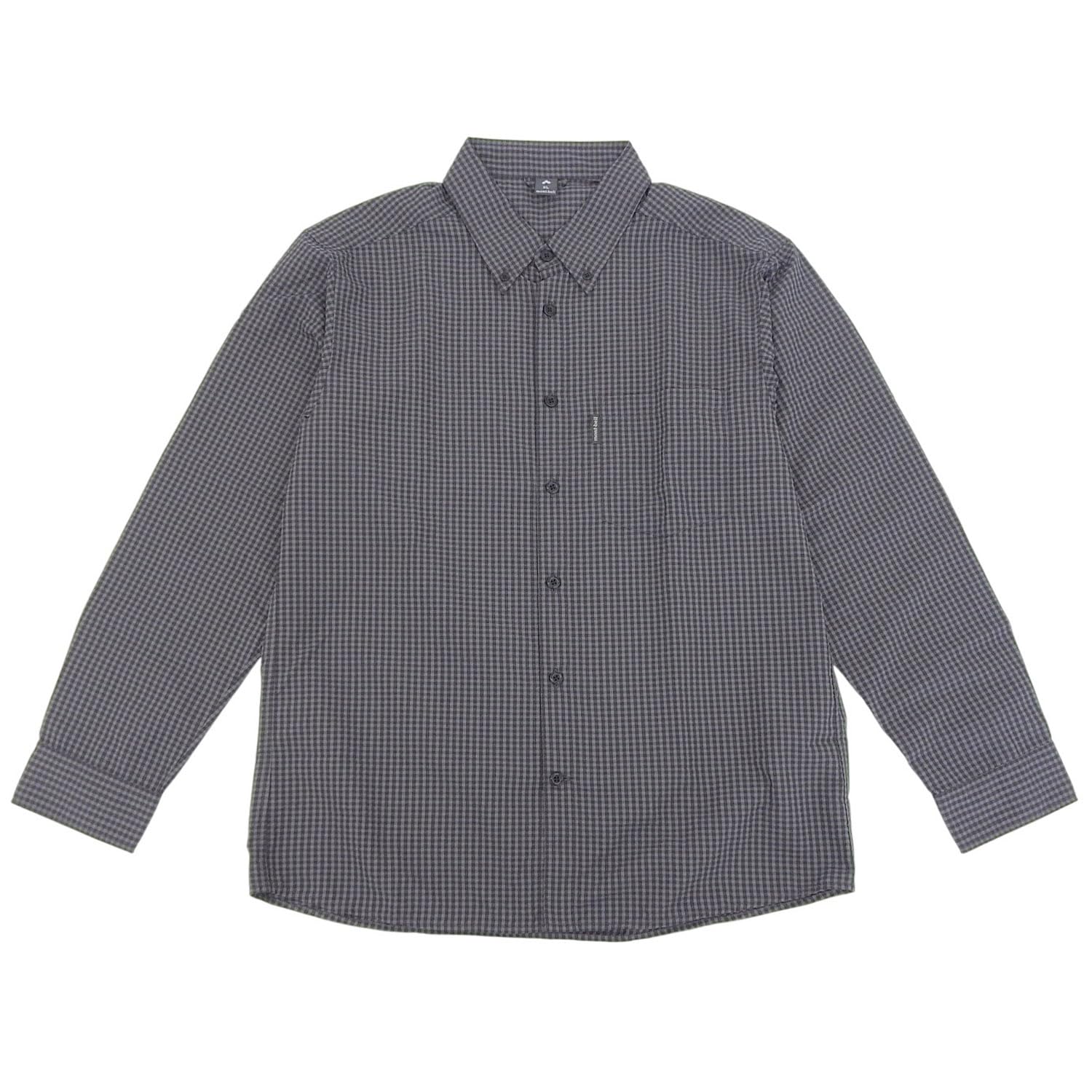 montbell WIC. Dry Touch Long Sleeve Shirt men s button-down shirt 1114547 dark gray XL темно-серого