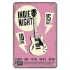Rock Guitar Vintage Tin Sign Music Poster Wall Plaque Retro Tinplate Crafts Decor for Bar Garage Club Night Rock Party