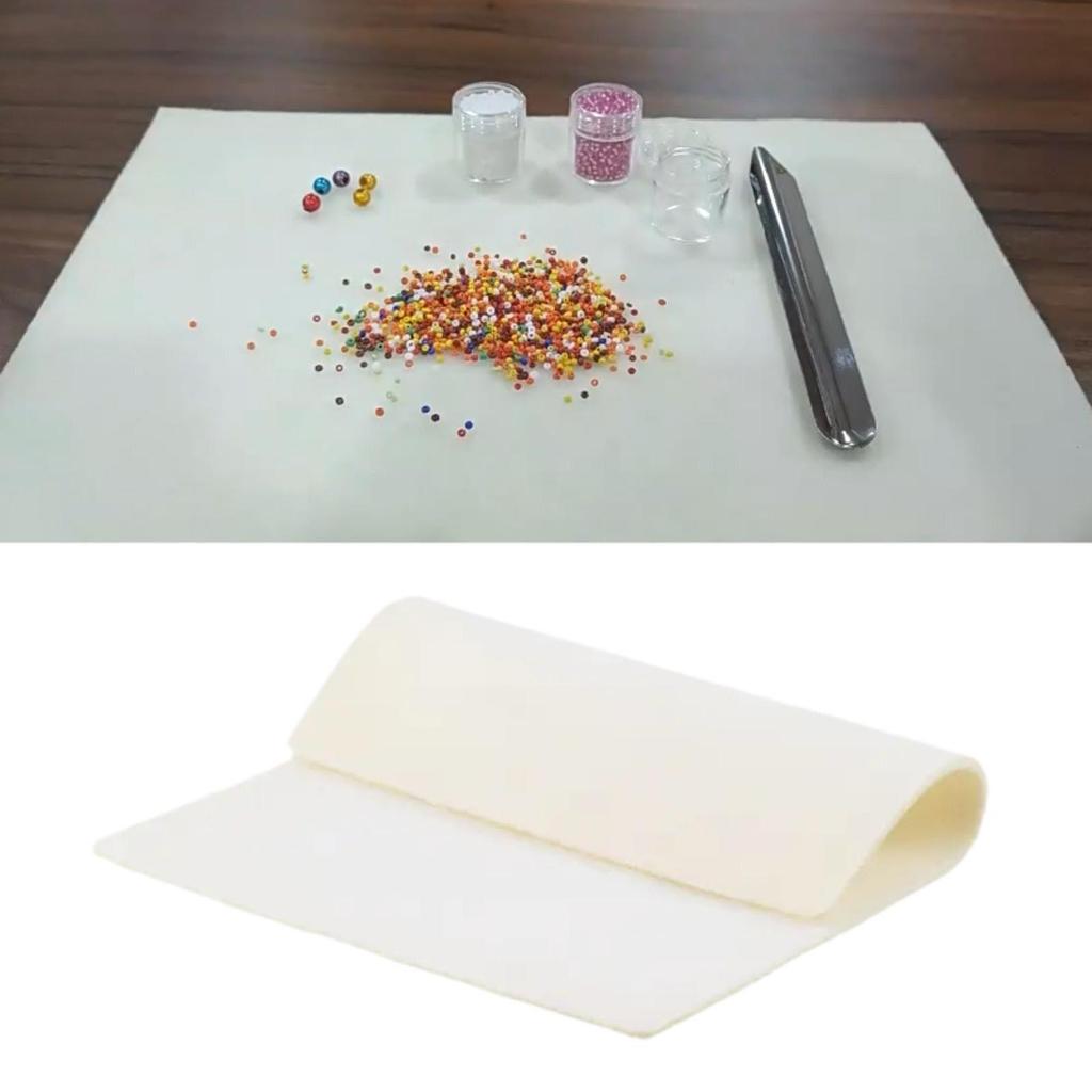 Bead Mat Stringing Sponge Convenient Reuse Versatile Comfortable Anti Slip Pad Placemat for