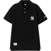 New Era MLB New York Yankees Logo Polo Americano Casual Comodo a Manica Corta Unisex Polo Nere 12848783