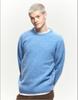 HAZZYS [25Fw] [Shetland Wool] Blue Shaggy Dog Crewneck Knit