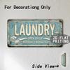 Tin Sign  Vintage Durable Metal Plaque Wall Decor Home Office Bar Man Cave Laundry Toilet Birth Year License Plate Wall Art