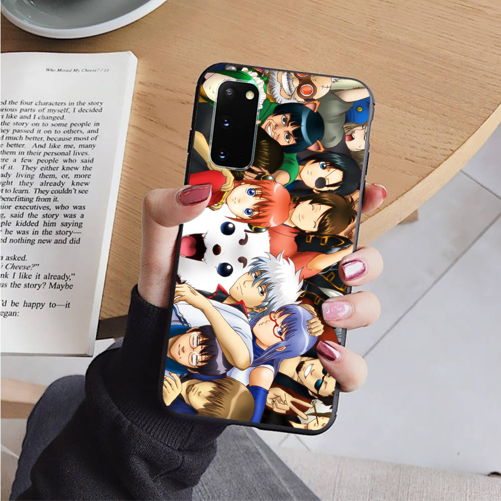 

Чехол AD70 GINTAMA черный для Samsung Note 20 Lite S24 Ultra S23 S22 A05 A06 A11 A71 A15 A16 A13 A24 A25 A33 A52 A53 M55 M35 мягкий чехол Samsung A05 ирис