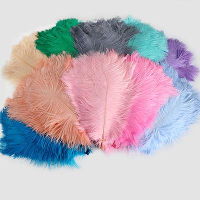 High Quality Ostrich Hair 35-40Cm Multi-Colored Decorative Feathers, Stage Room Flower Arrangement Feathers