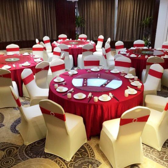 1Pcs Seat Chair Cover Elastic Universal Polyester Spandex Chair Cover for Wedding