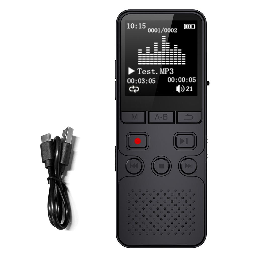 Digital Voice Recorder with 1.4 Inch TFT Screen Dual Microphone for Lectures Meetings Classes Interviews 32G