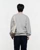 THEMUSEUMVISITOR Typogrphic Artwork Sweatshirt (Melange Grey)