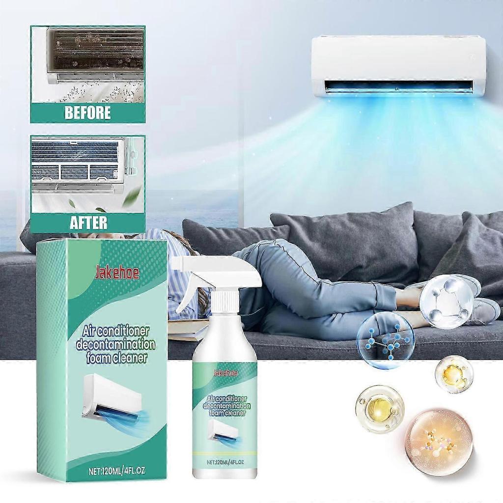 Air Conditioner Decontamination Foam Cleaner, Air Conditioner Disinfectant Foam Spray, Highly Effective Air Conditioning Cleaning Agent, Reliable AC