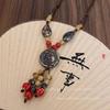 Bohemian Ceramic Necklace: Vintage Ethnic Long Sweater Chain & Zen Choker