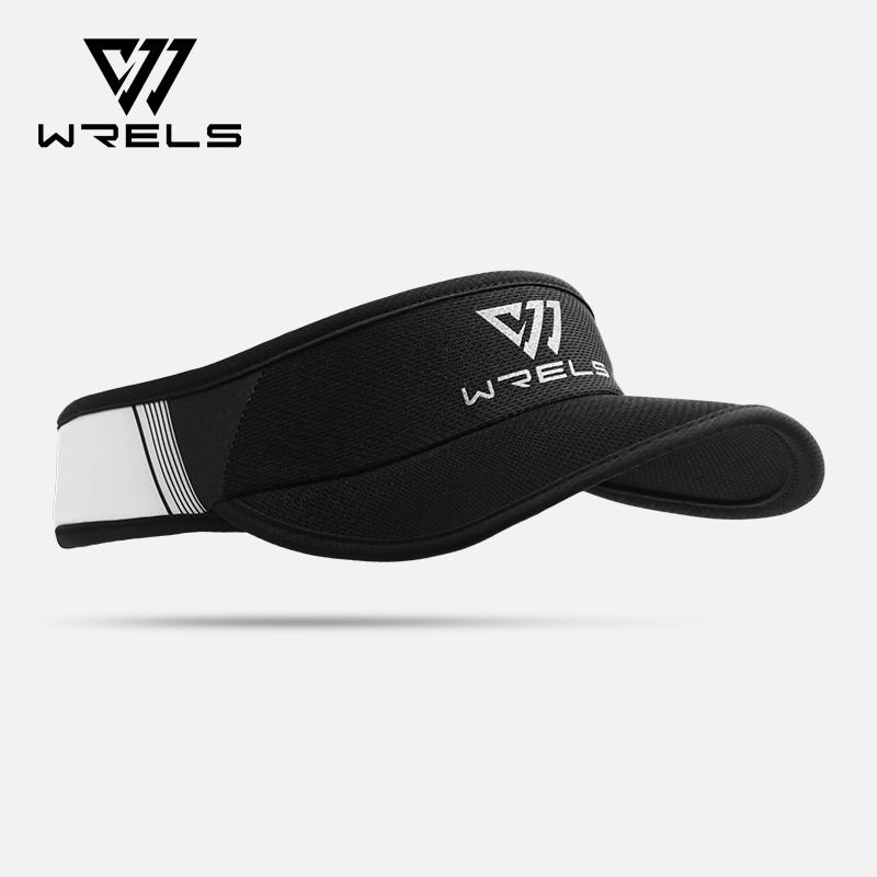 WRELS Cooling Stretchy Visor Hat UV Protection Top Empty Hat Men Women Sports Tennis Golf Running Lightweight Packable Visor Hat