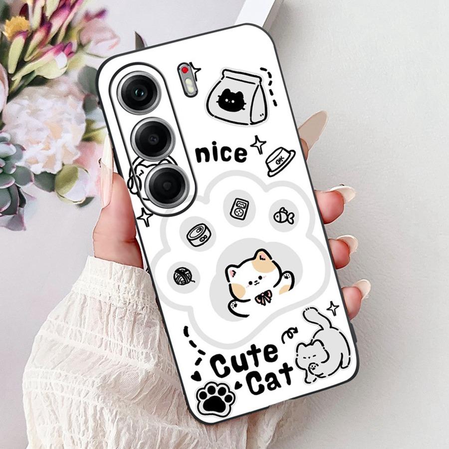 For Tecno Camon 40 Pro 5G Case CM7 Cute Cat Cool Painted TPU Soft Silicone Back Cover For Tecno Camon40 Camon 40Pro Phone Cases