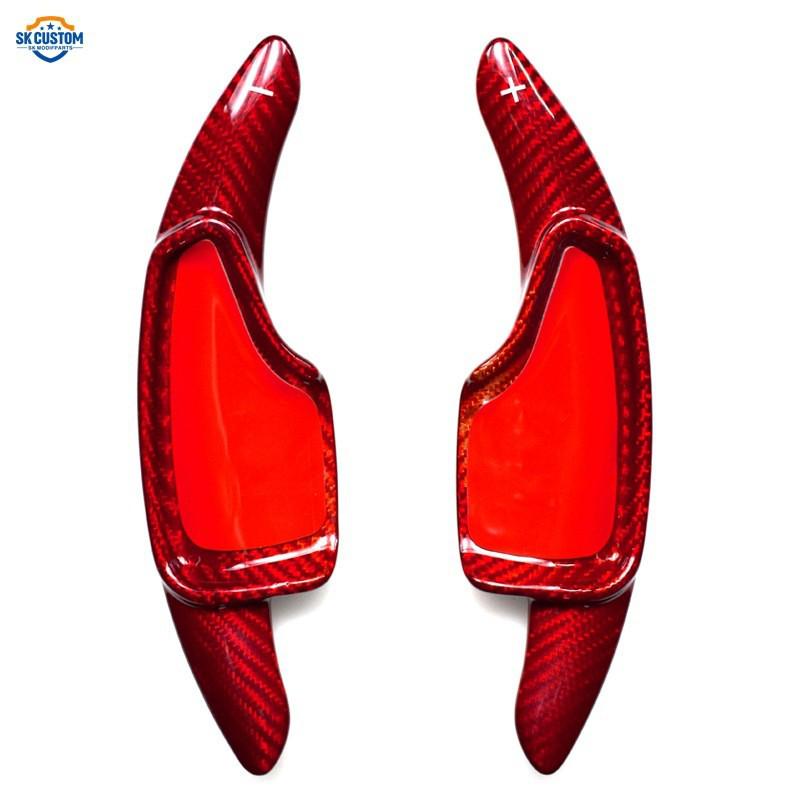 

Dry Carbon Fiber Shift Paddles for 2016-2019 Chevrolet Camaro C7 Steering Wheel