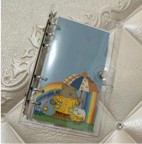 Wangdins Korean Heart-Inspired Transparent Planner Set