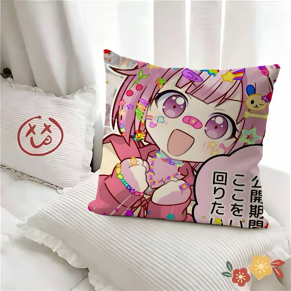 Pc Cute Quirky Vocaloid Japanese PPepoyo Pillow Case Fashion Square Pillowcase Bedroom Sofa Room Ins Decoration Leisure