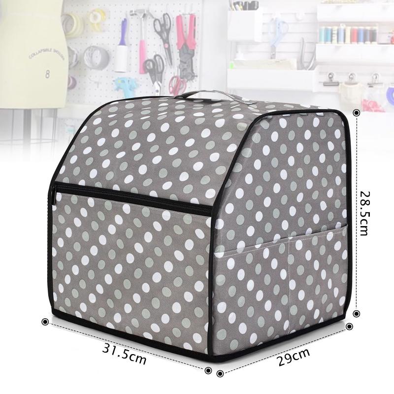 Multifunctional Serger Machine Cover with Useful Pockets for Storing Sewing Supplies