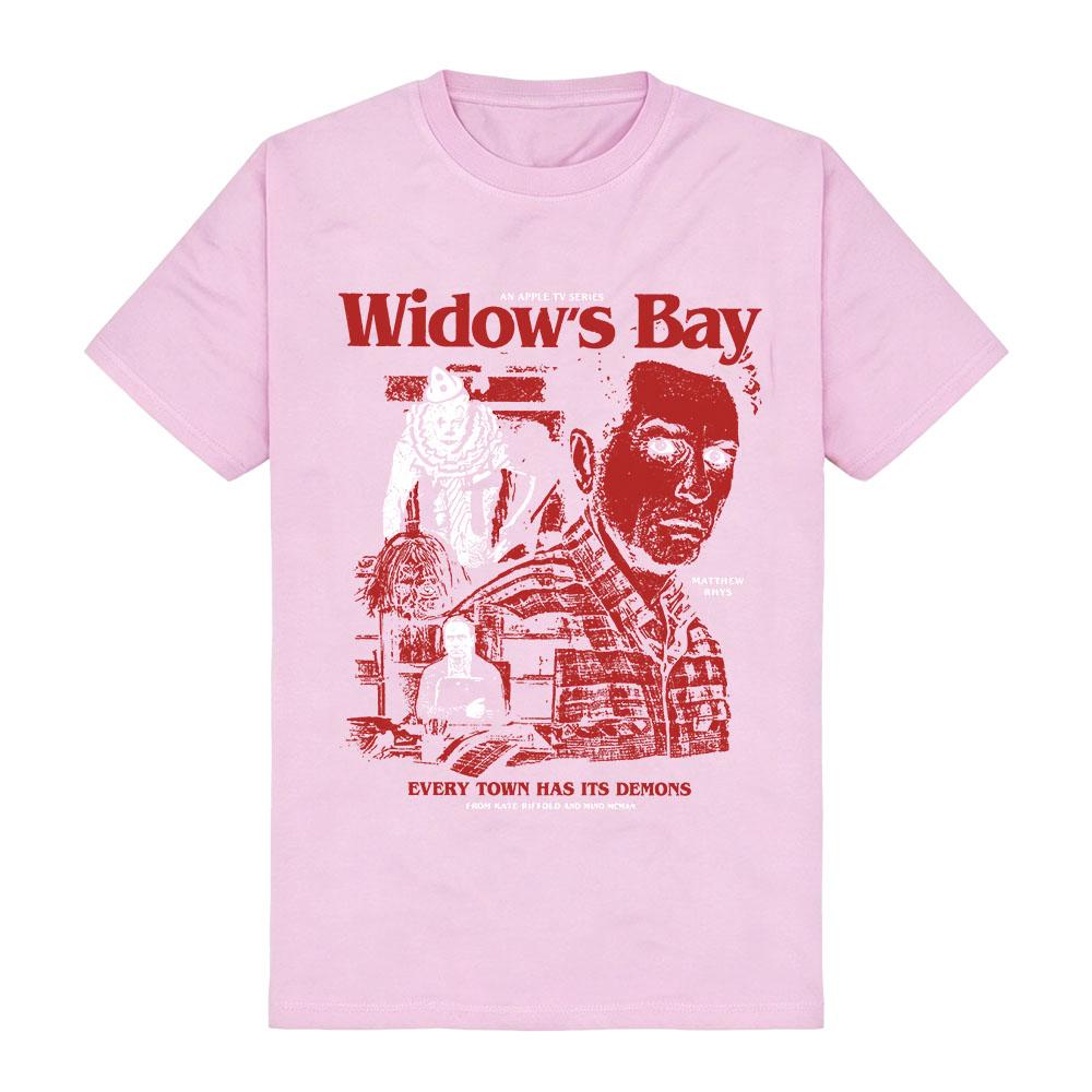 Unisex Streetwear Widows Bay TV Print T-Shirt Sommer Rundhals Mode Grafikdruck T-Shirts Kurzarm Baumwolle Weiche T-Shirts