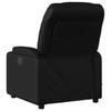 Massage Relax Chair Artificial Leather Black