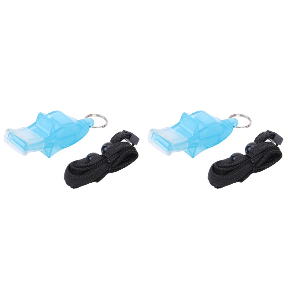 1/2Pcs Plastic Whistle Professional Soccer Basketball Referee Whistle Big Sound Whistle Outdoor Survival Tools High Quality