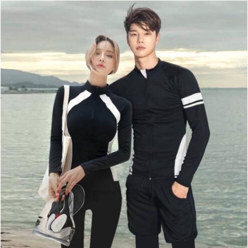Women's Quick-Dry Two-Piece Snorkeling Wetsuit with Sun Protection and Jellyfish Guard