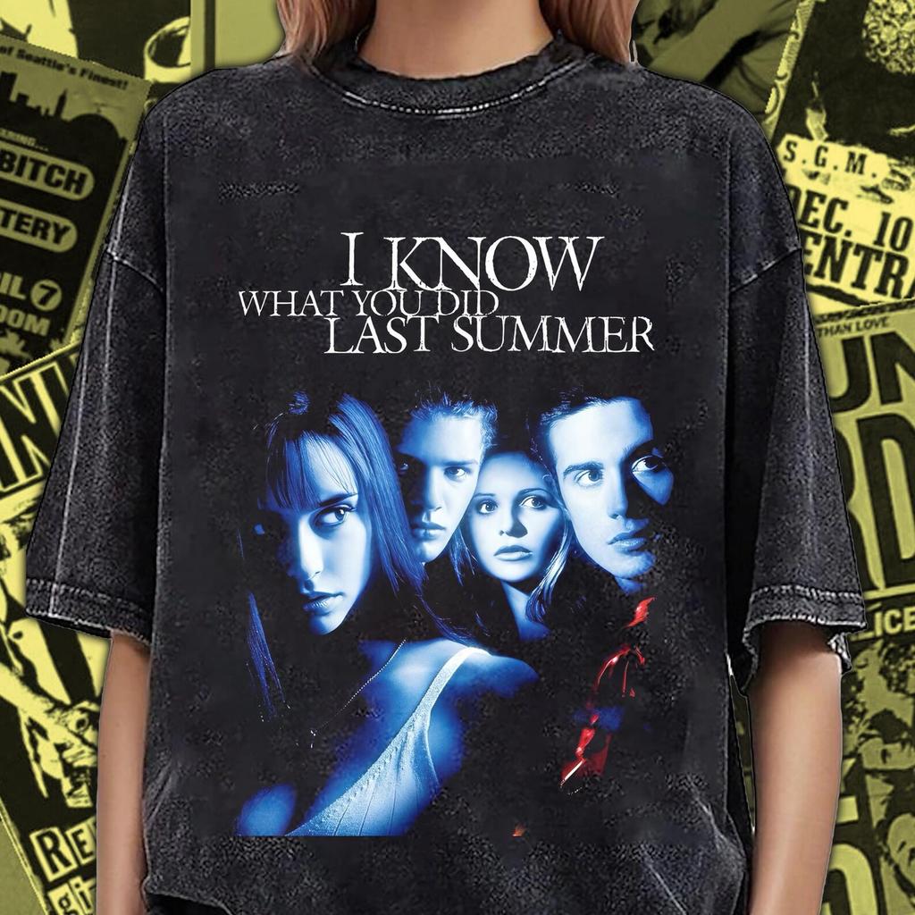 Vintage Washed I Know What You Did Last Summer Tee - 90s Horror Movie IK001