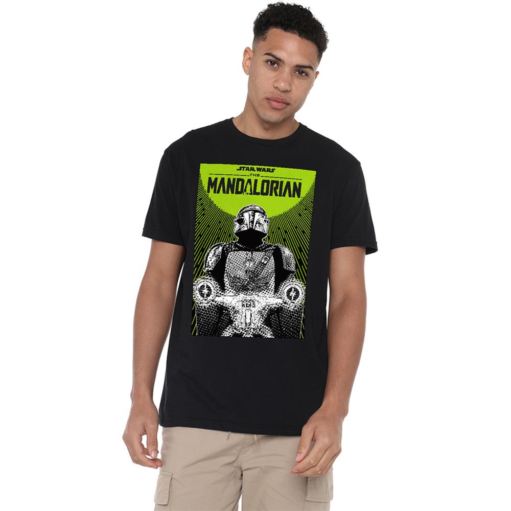 Star Wars: The Mandalorian Unisex Adult Razor Crest Poster T-Shirt
