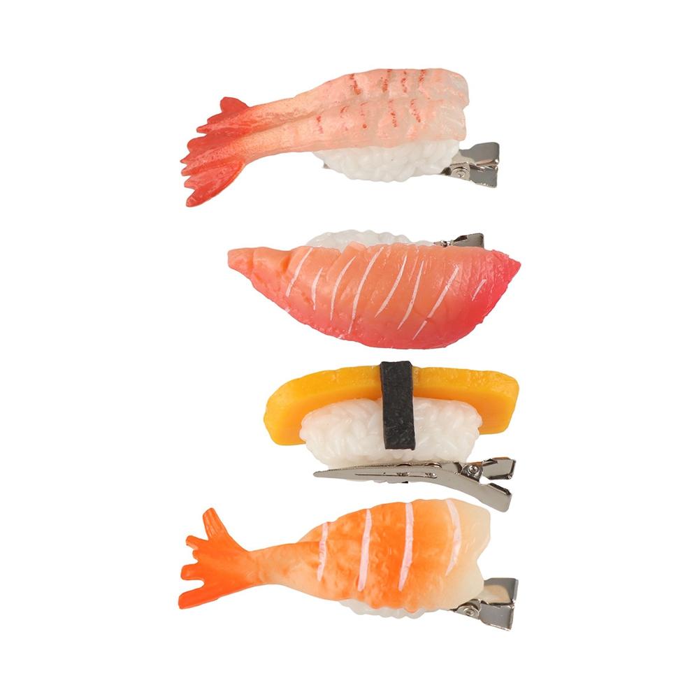 

Artificial Food Sushi For Girls Women Hair Clips Duckbill Side Clips BB Hairpins Korean Barrettes A