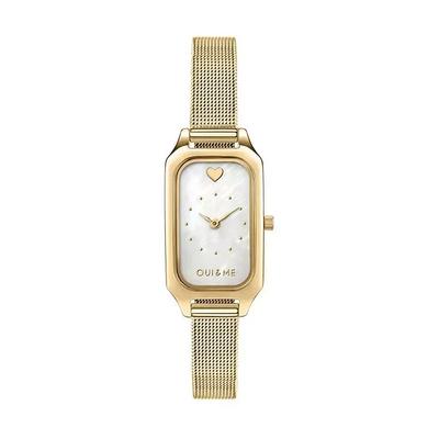 Oui & Me Finette White Dial Gold Tone Stainless Steel Quartz ME010198 Women's Watch