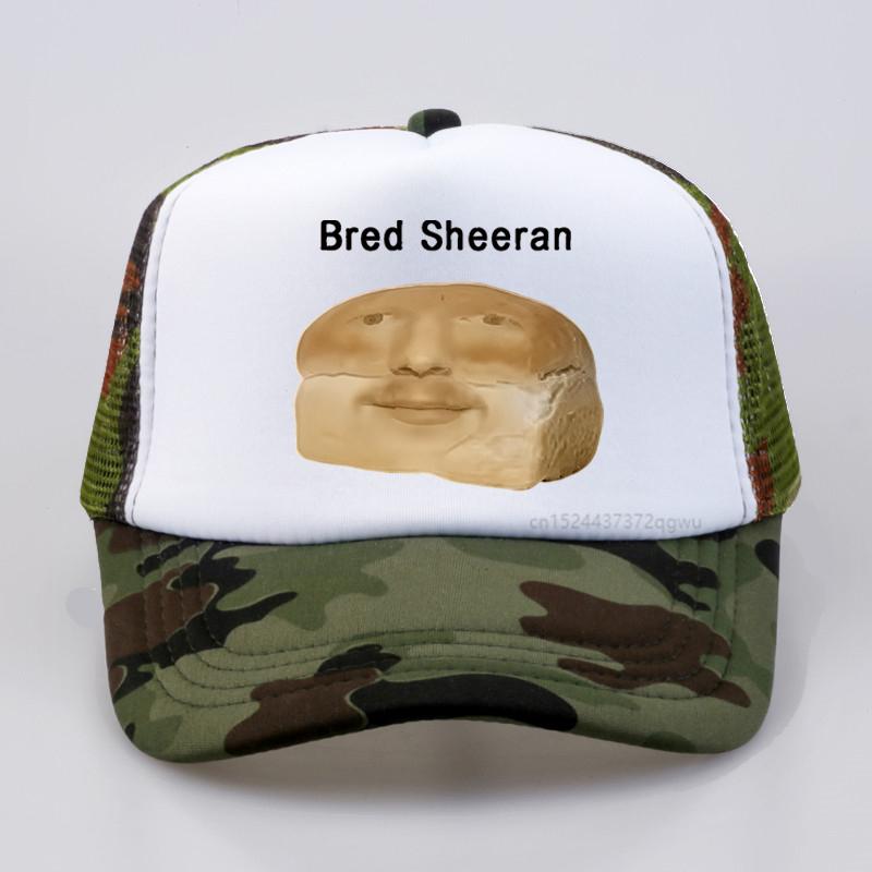 Funny Ed Sheeran Meme Print baseball caps Unisex Women Humor Creativity hat Outdoor adjustable Mesh breathable Trucker hats