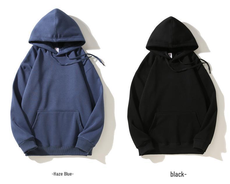 Autumn/Winter Velvet Thick Hoodie - Loose, Drop Shoulder, Couple Style