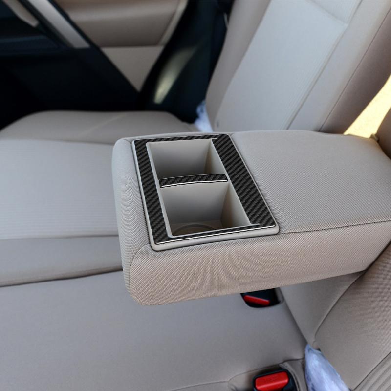 Black For Toyota RAV4 2013-2015 Car Interior Button Panel Decoration Protection Carbon Fiber Sticker Auto Styling Accessories