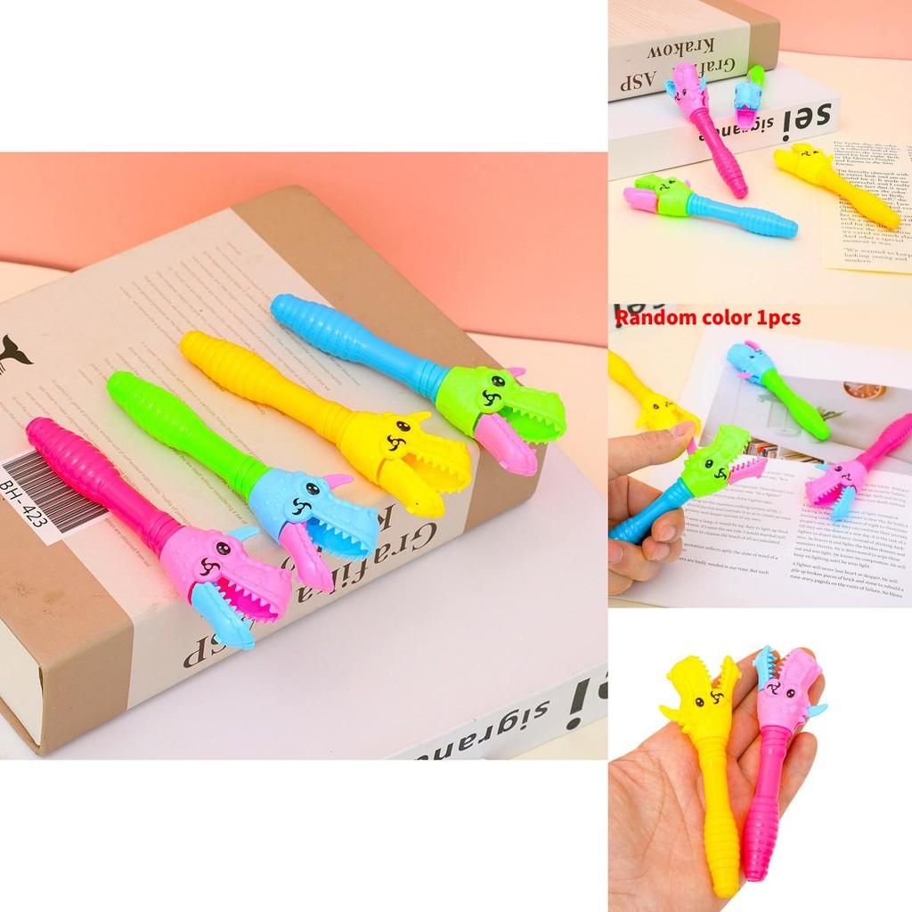 Creative Dinosaur Bite Hand Toy With Plastic Play Set For Childrens Pretend Play Gift