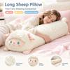 Cylindrical Shape Lamb Plush Pillow Soft Plush Stuffed Animal Doll  Sheep Body Pillow